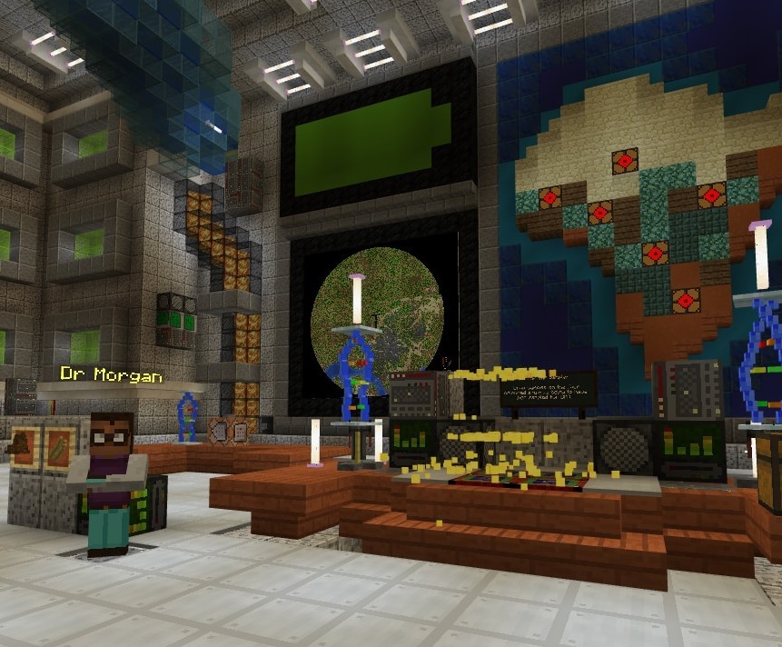 Small Science Minecraft Lab Minecraft Science Lab Minecraft Witch Hut