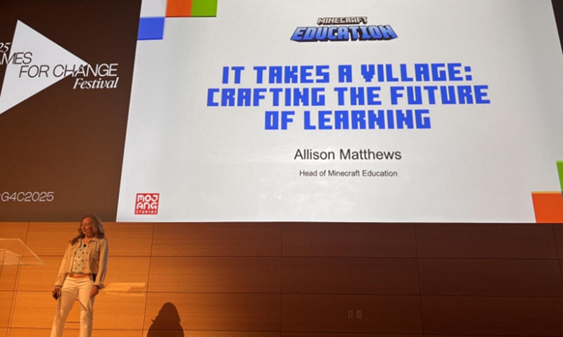 Minecraft Education Presentation at ISTE Event