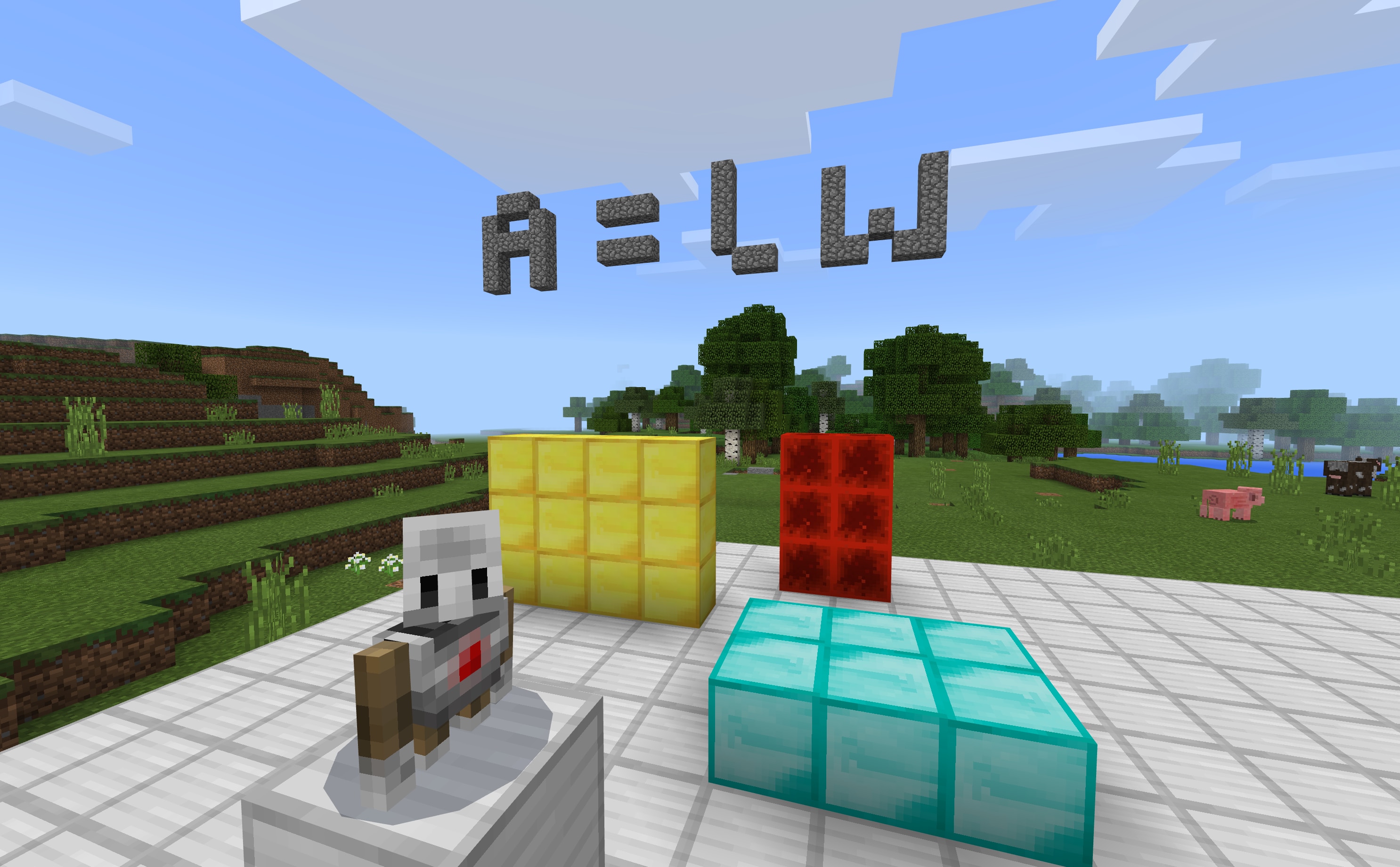 Teaching Area and Volume with Minecraft