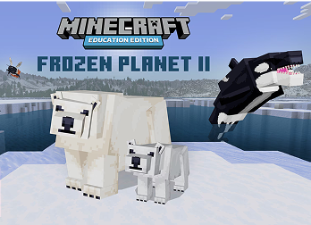 Polar bears and other animals together on Frozen Planet